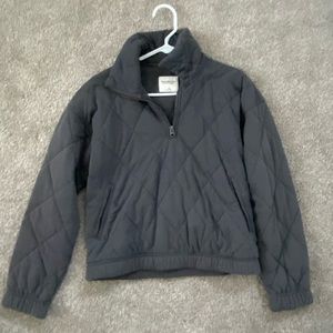Abercrombie Quilted 1/4 Pullover